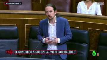 Pablo Iglesias en el Congreso