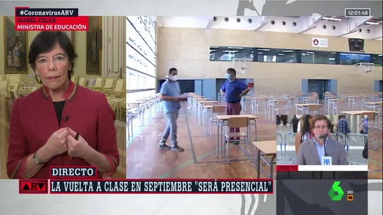 Isabel Celaá en ARV Isabel Celaá en ARV