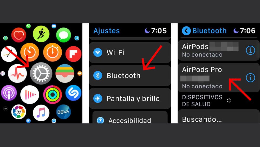 Cómo emparejar unos Airpods con un Apple Watch.