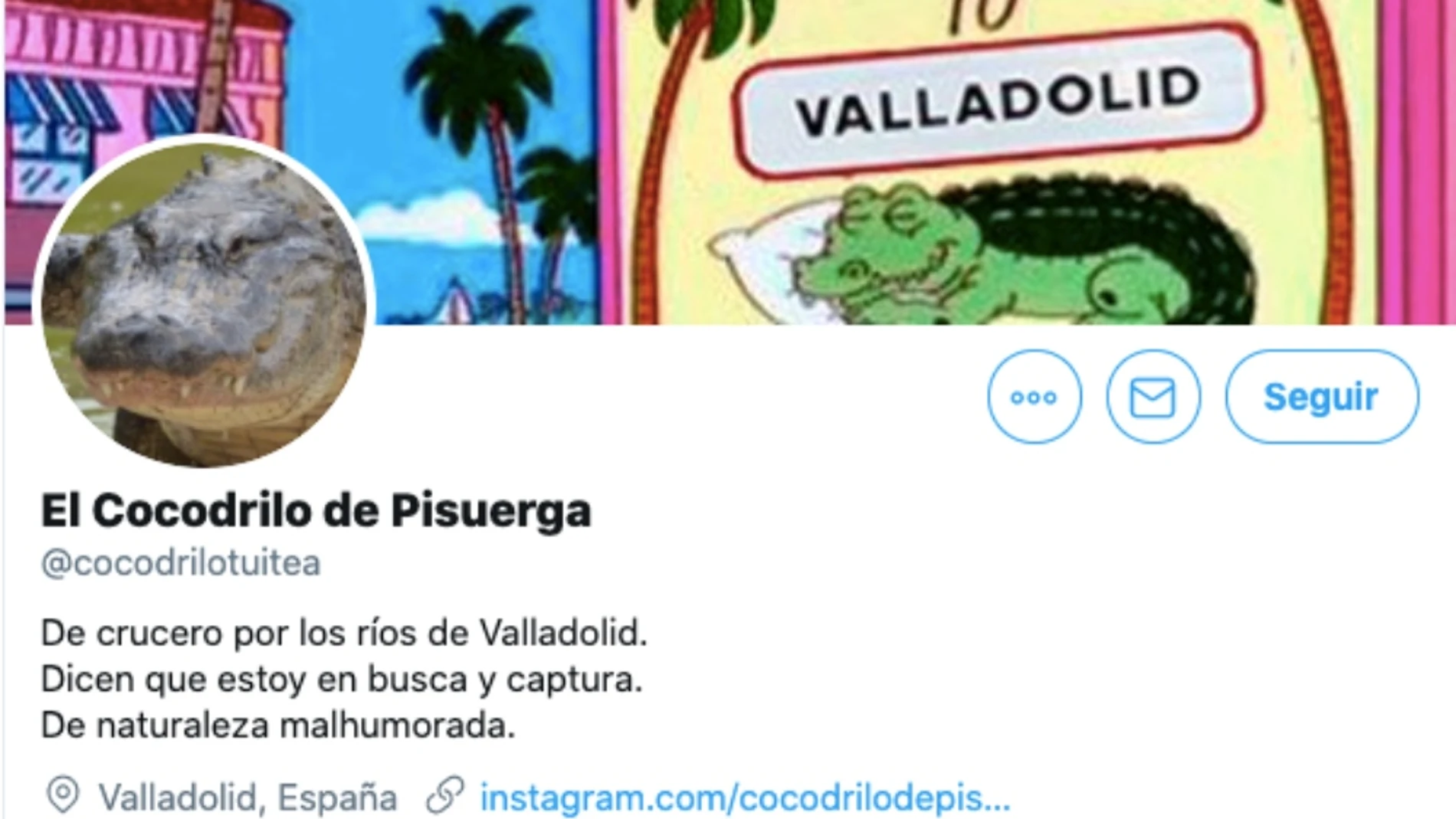 Twitter de El Cocodrilo de Pisuerga