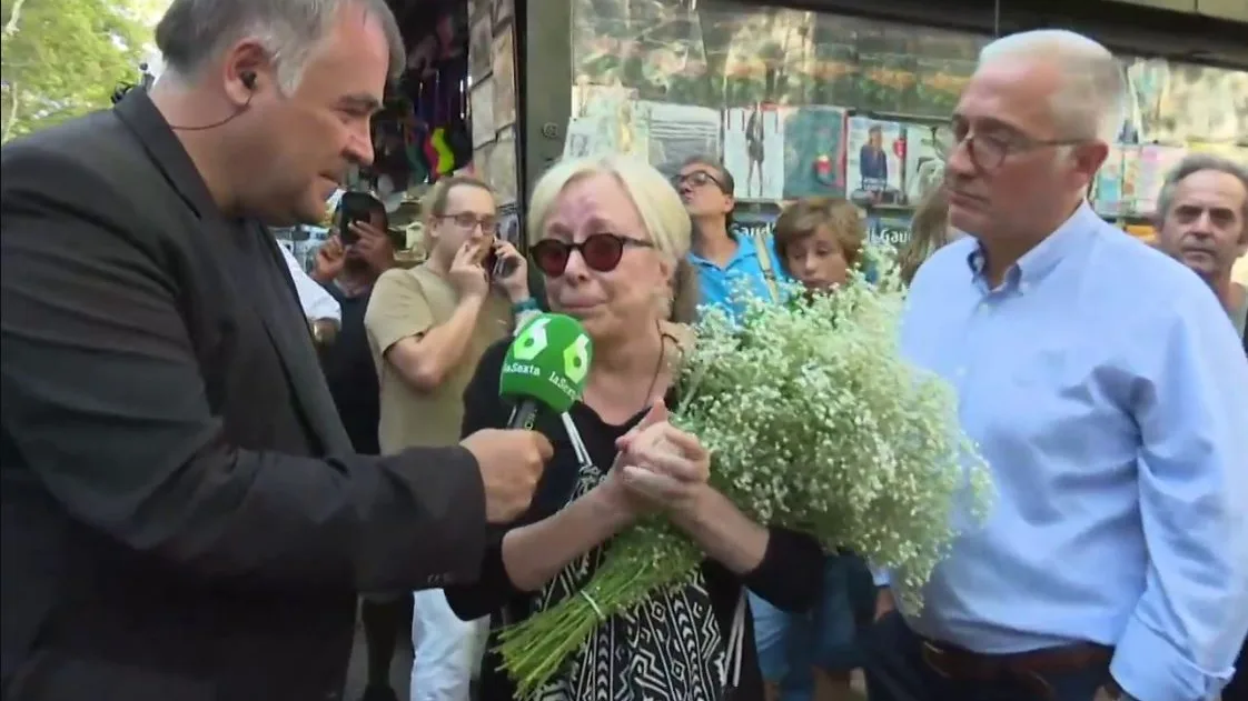 Antonio García Ferreras entrevista a Rosa María Sardà tras los atentados de Barcelona