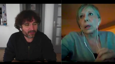 Jordi Évole y Rosa María Sardà Jordi Évole y Rosa María Sardà