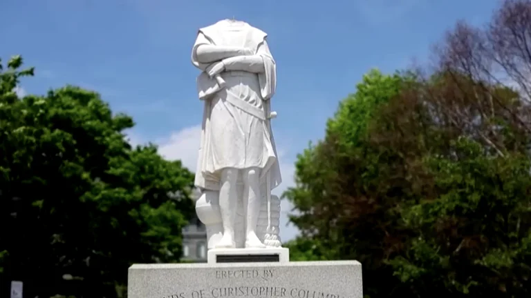 Estatua de Cristobal Colón en Boston