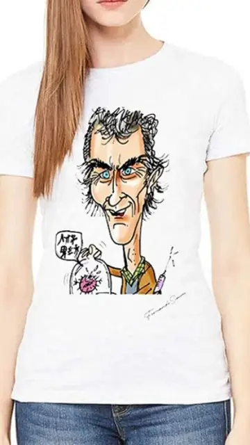 Camiseta con caricatura de Fernando Simón Camiseta con caricatura de Fernando Simón