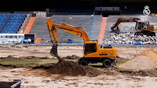 El Real Madrid difunde imágenes inéditas de la nueva 'cueva' en obras del Santiago Bernabéu El Real Madrid difunde imágenes inéditas de la nueva 'cueva' en obras del Santiago Bernabéu