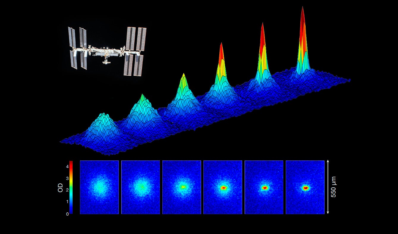 Generado en el espacio el quinto estado de la materia el condensado de Bose Einstein