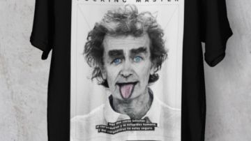 Camiseta de Fernando Simón simulando una imagen de Albert Einstein