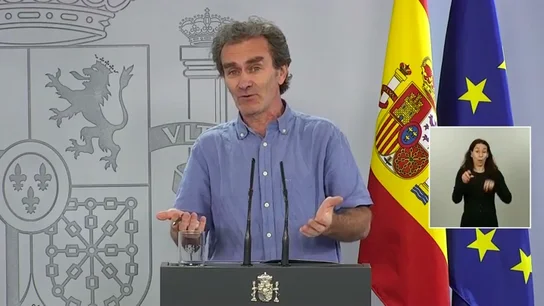 Fernando Simón en rueda de prensa Fernando Simón en rueda de prensa