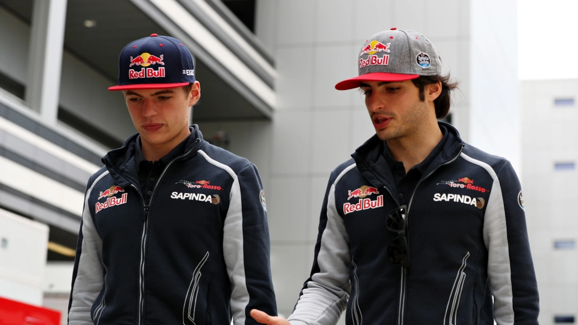 Verstappen y Sainz, en su etapa en Toro Rosso