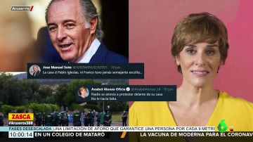 La respuesta de Anabel Alonso a José Manuel Soto tras comparar a Pablo Iglesias con Franco
