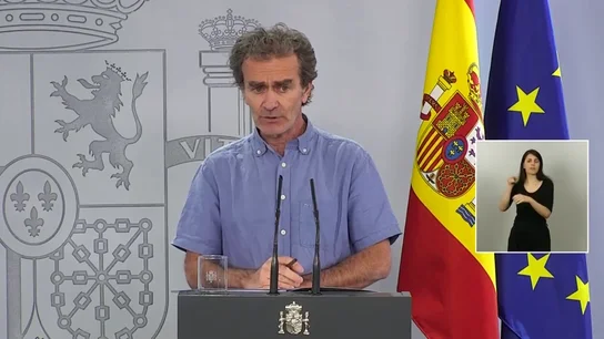 Fernando Simón: "Tal vez en el futuro vivamos de la ciencia, pero ahora vivimos del turismo y tenemos que prepararnos" Fernando Simón: "Tal vez en el futuro vivamos de la ciencia, pero ahora vivimos del turismo y tenemos que prepararnos"