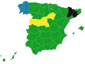 Mapa de la desescalada a partir del 15 de junio Mapa de la desescalada a partir del 15 de junio