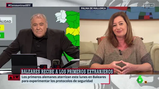 Francina Armengol, en ARV Francina Armengol, en ARV