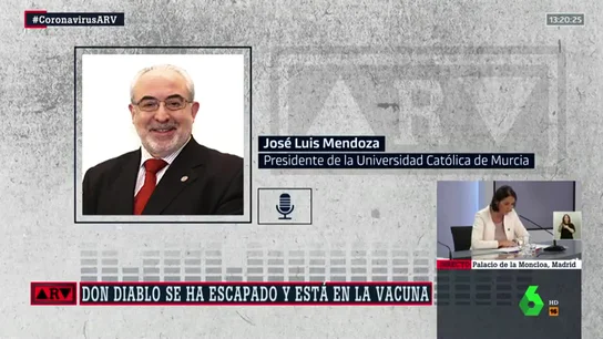 El presidente de la Universidad Católica de Murcia apunta que la vacuna del coronavirus vendrá "con un chip" para controlarnos El presidente de la Universidad Católica de Murcia apunta que la vacuna del coronavirus vendrá "con un chip" para controlarnos