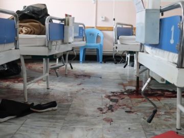 La sala de postparto en la que fueron asesinadas varias personas La sala de postparto en la que fueron asesinadas varias personas