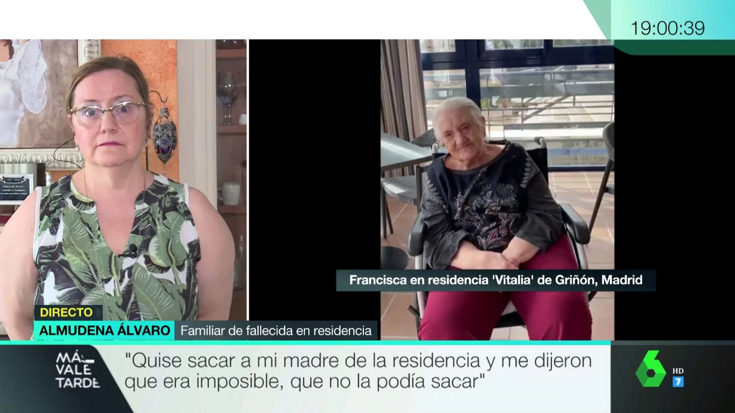 La hija de una fallecida en una residencia denuncia que le ocultaron información La hija de una anciana fallecida en una residencia denuncia que le ocultaron información: "Me han mentido"