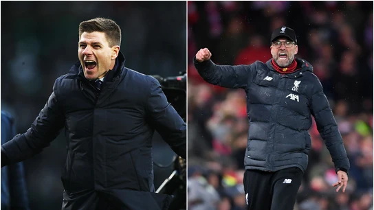 Steven Gerrard y Jürgen Klopp Steven Gerrard y Jürgen Klopp
