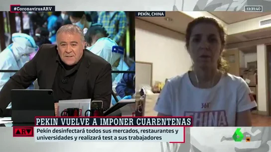 Marta Gómez, española en Pekín: "Hace un par de meses estábamos a punto de ser libres, pero hemos vuelto atrás" Marta Gómez, española en Pekín: "Hace un par de meses estábamos a punto de ser libres, pero hemos vuelto atrás"