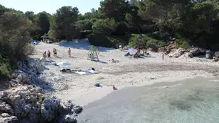 Playa del municipio de Felanitx, en Mallorca. 