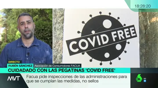 Ni establecimiento 'covid free' ni tasa covid: "Cumplir la ley no se puede cobrar aparte" Ni establecimiento 'covid free' ni tasa covid: "Cumplir la ley no se puede cobrar aparte"