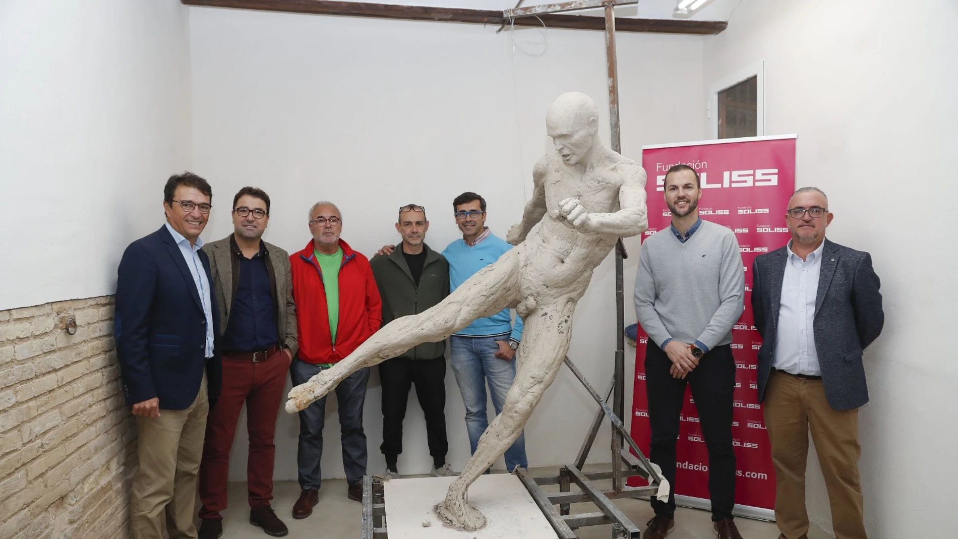 Estatua de Andrés Iniesta en Albacete