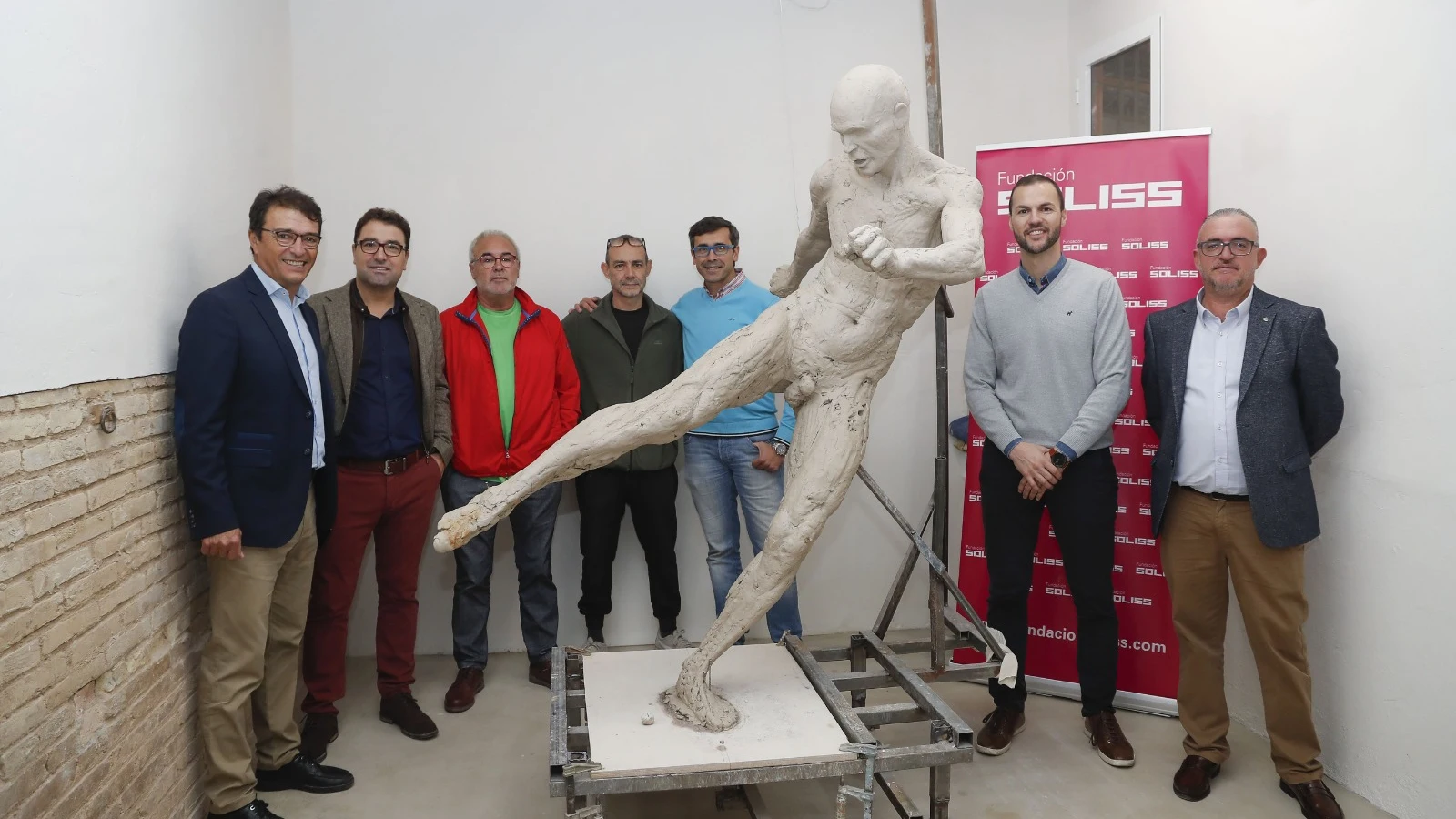 Estatua de Andrés Iniesta en Albacete