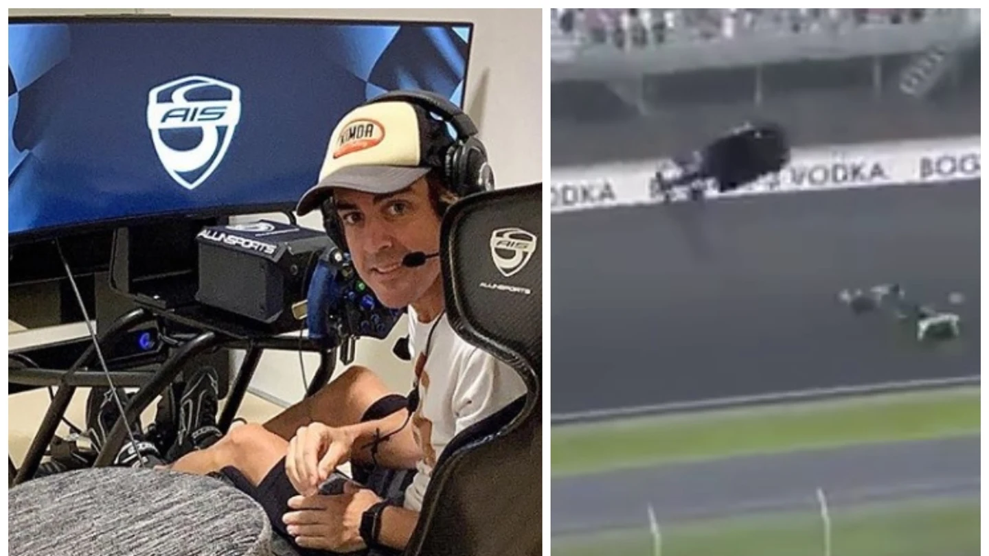Fernando Alonso, en las 500 Millas de Indianápolis virtuales Fernando Alonso, en las 500 Millas de Indianápolis virtuales