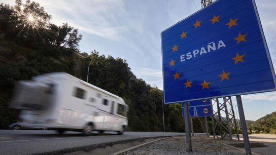 Entrada a Espa&ntilde;a desde Francia