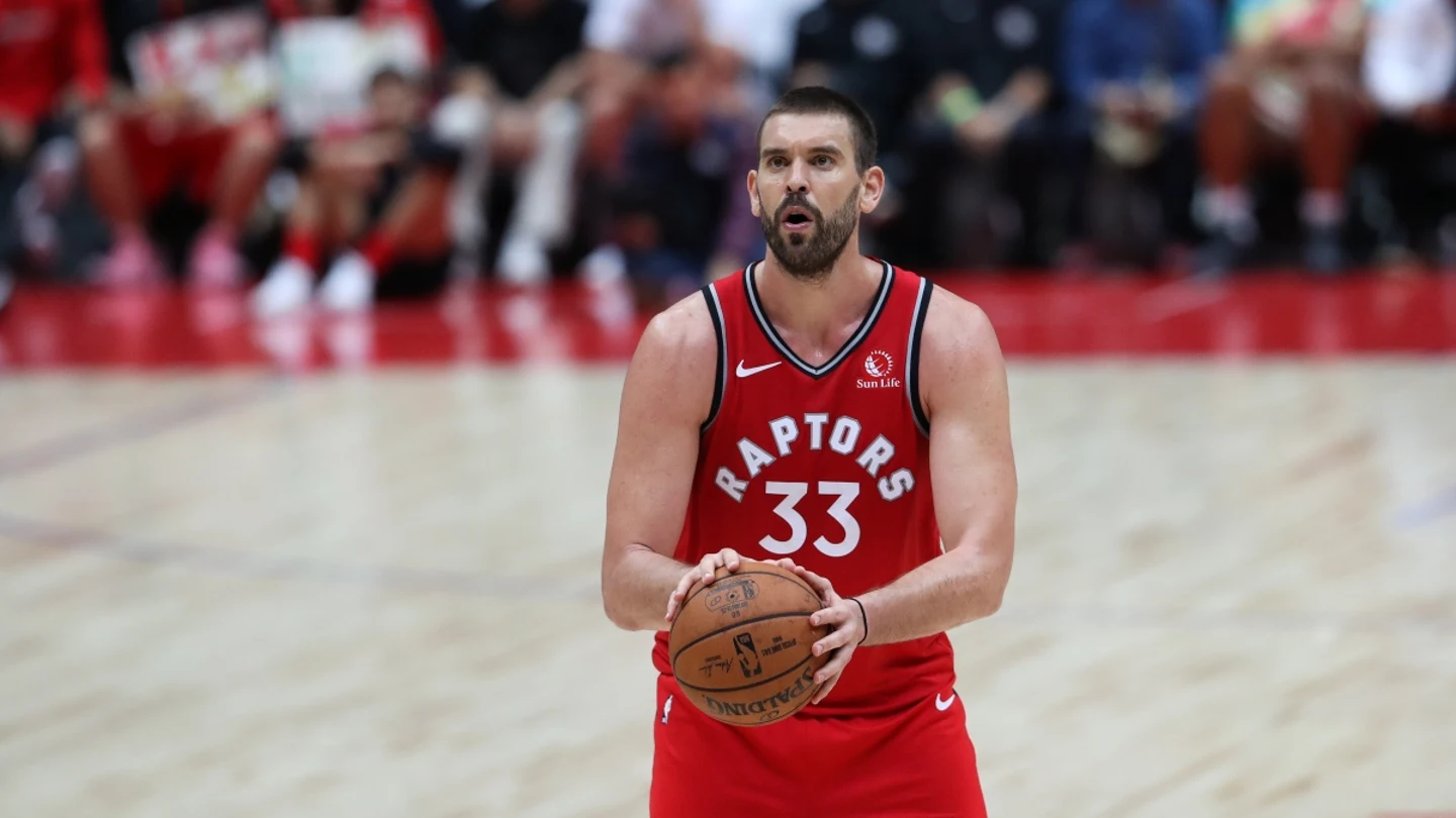 Marc Gasol, con los Raptors Marc Gasol, con los Raptors