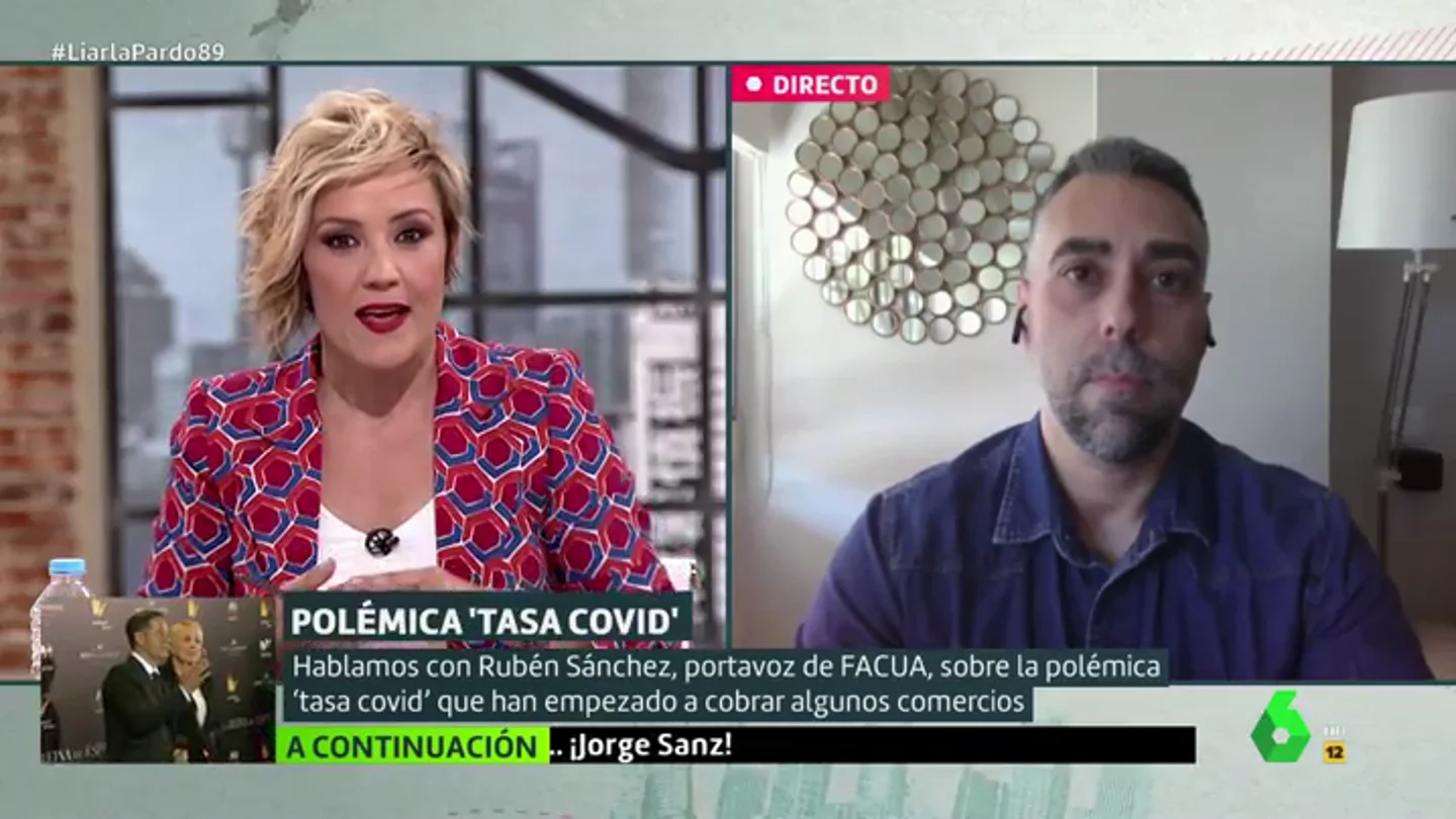 Rubén Sánchez (Facua): "No tiene nada de legal cobrar una 'tasa covid'" Rubén Sánchez (Facua): "No tiene nada de legal cobrar una 'tasa covid'"