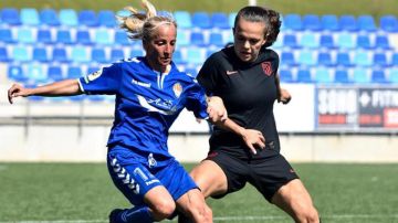 Alicia Fuentes, en un partido con el Seagull