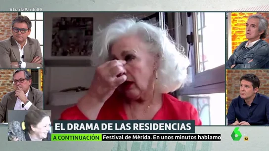 La emoción de una residente de un centro de mayores al recordar el confinamiento: "Ha sido como si estuviera en un rodaje de una película de terror" La emoción de una residente de un centro de mayores al recordar el confinamiento: "Ha sido como si estuviera en un rodaje de una película de terror"