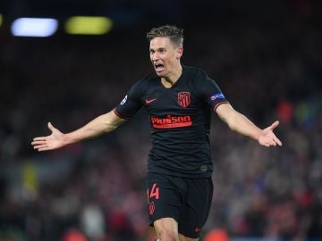 Marcos Llorente celebra un gol Marcos Llorente celebra un gol
