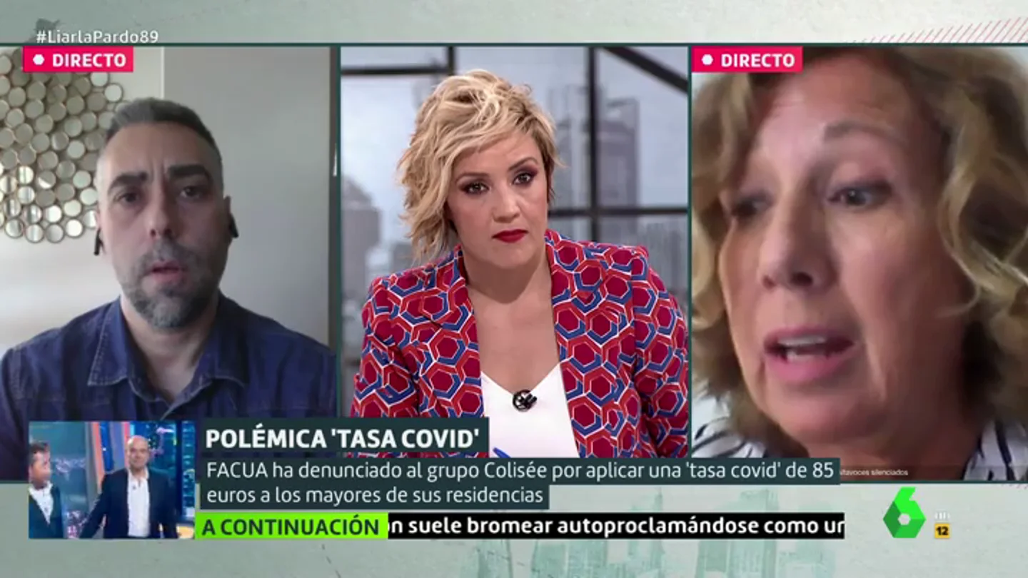Susana: "¿Si no lo pago el recargo voluntario en la residencia el trato a mi madre va a ser peor?" Susana: "¿Si no lo pago el recargo voluntario en la residencia el trato a mi madre va a ser peor?"