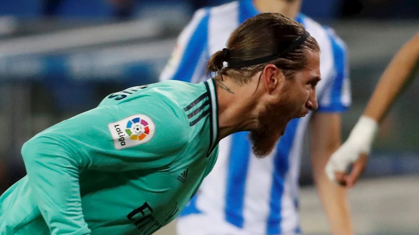 Sergio Ramos celebra un gol Sergio Ramos celebra un gol