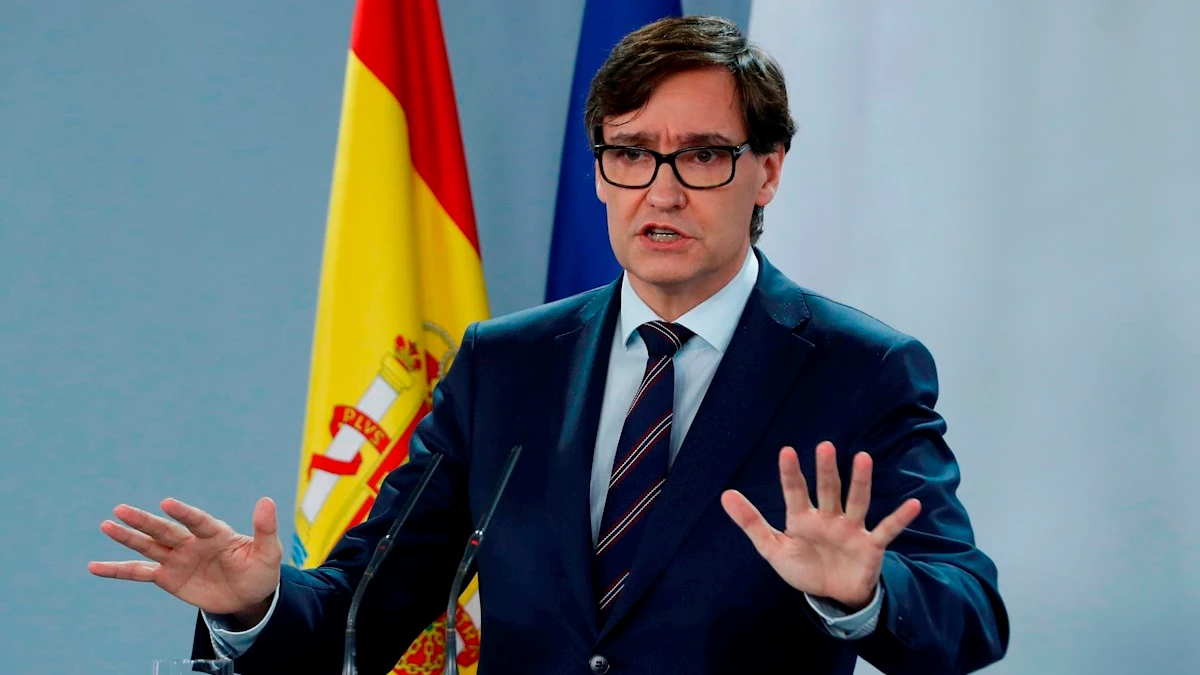 El ministro de Sanidad, Salvador Illa. Confinamiento de Madrid Coronavirus. Salvador Illa sobre el confinamiento en Madrid