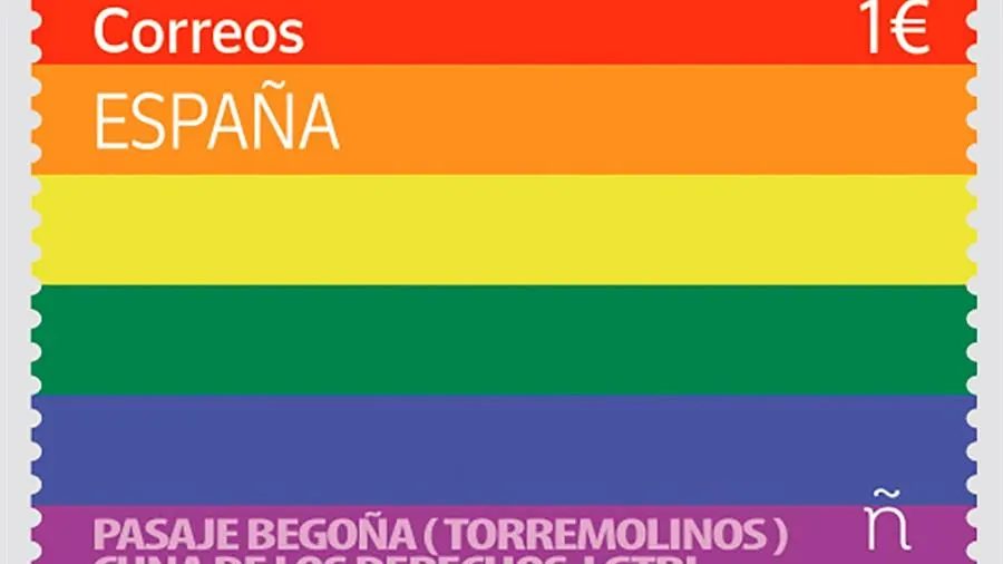 El sello diseñado para el Día del Orgullo cuesta un euro. 