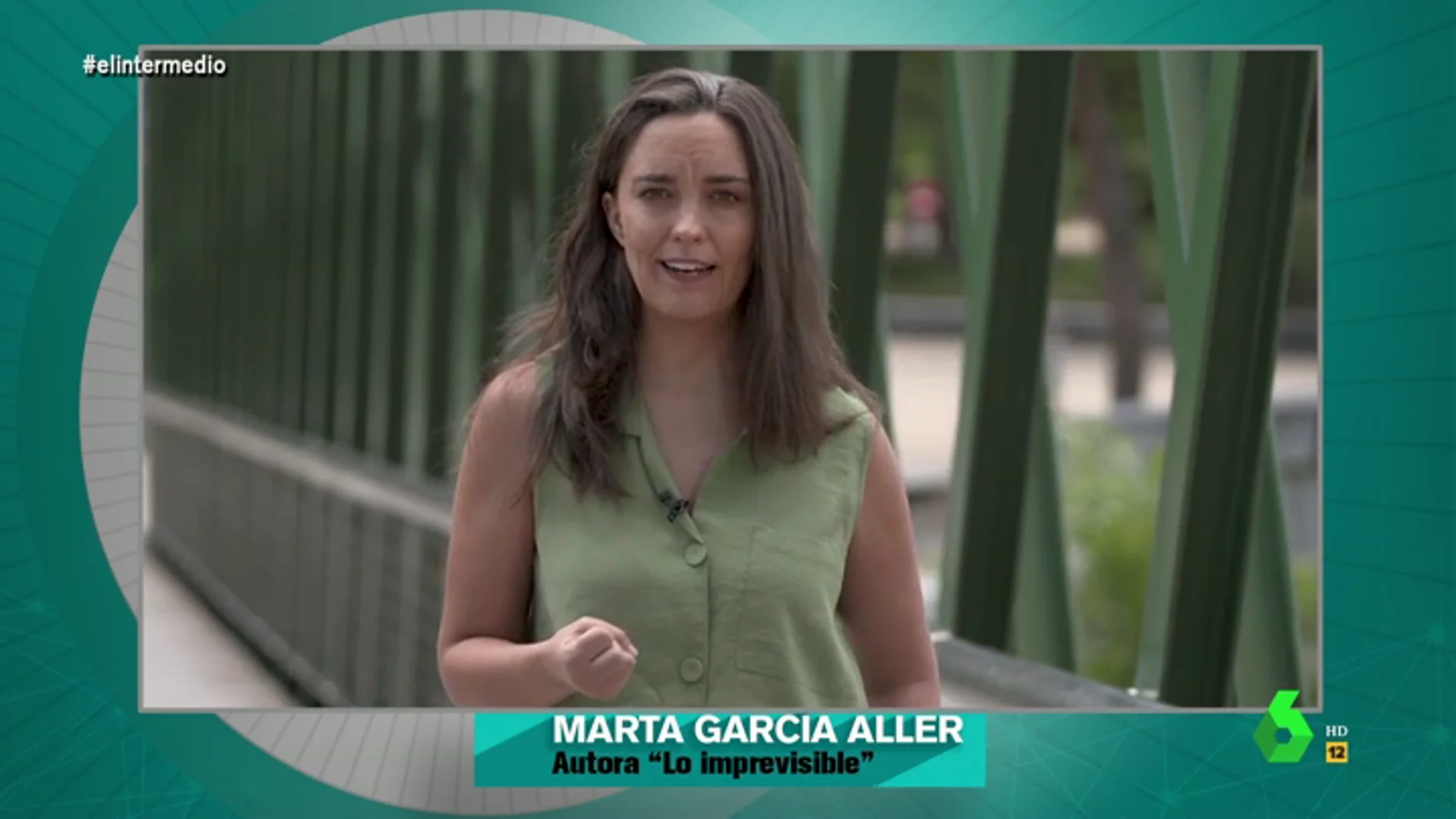 La periodista Marta García Aller en El Intermedio