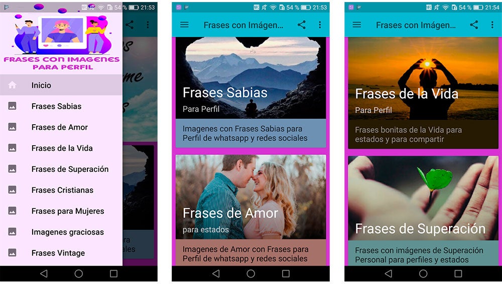 Frases y fotos para el perfil de WhatsApp