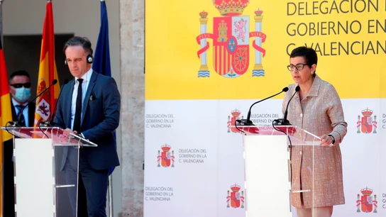 a ministra de Asuntos Exteriores, Unión Europea y Cooperación, Arancha González Laya, y su homólogo alemán, Heiko Maas a ministra de Asuntos Exteriores, Unión Europea y Cooperación, Arancha González Laya, y su homólogo alemán, Heiko Maas