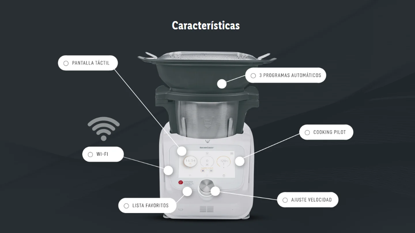 Monsieur Cuisine Connect, robot de cocina de Lidl Monsieur Cuisine Connect, robot de cocina de Lidl