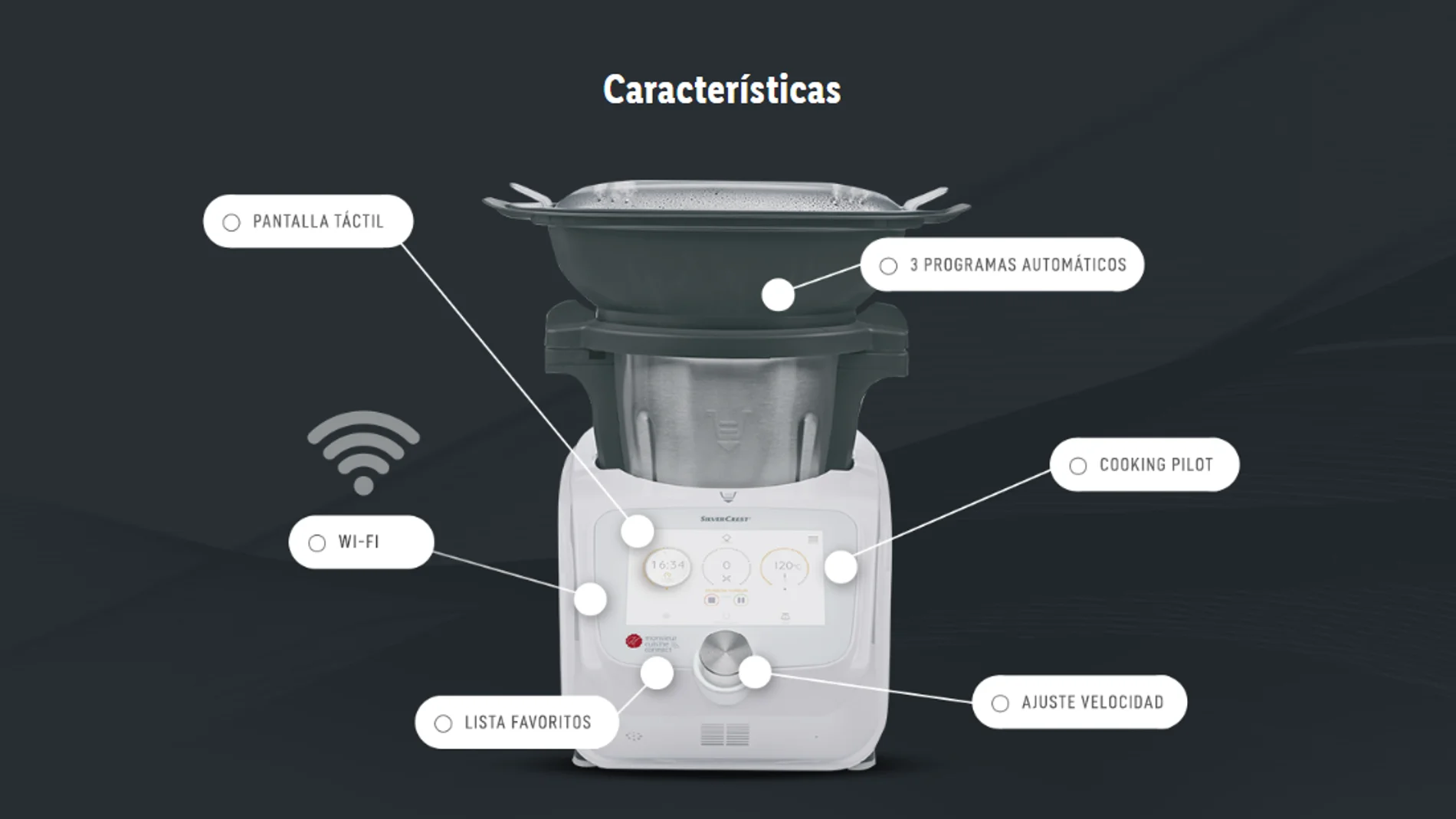 Monsieur Cuisine Connect, robot de cocina de Lidl 