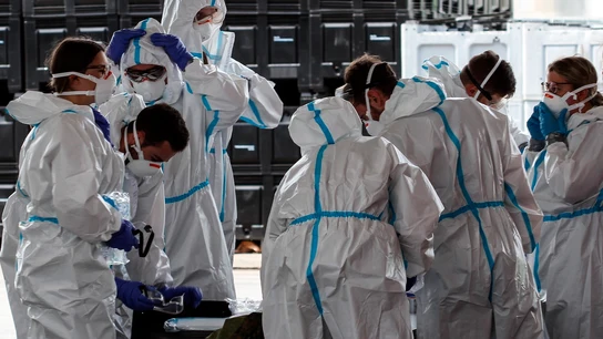 Brote de coronavirus en una industria cárnica de Alemania Brote de coronavirus en una industria cárnica de Alemania