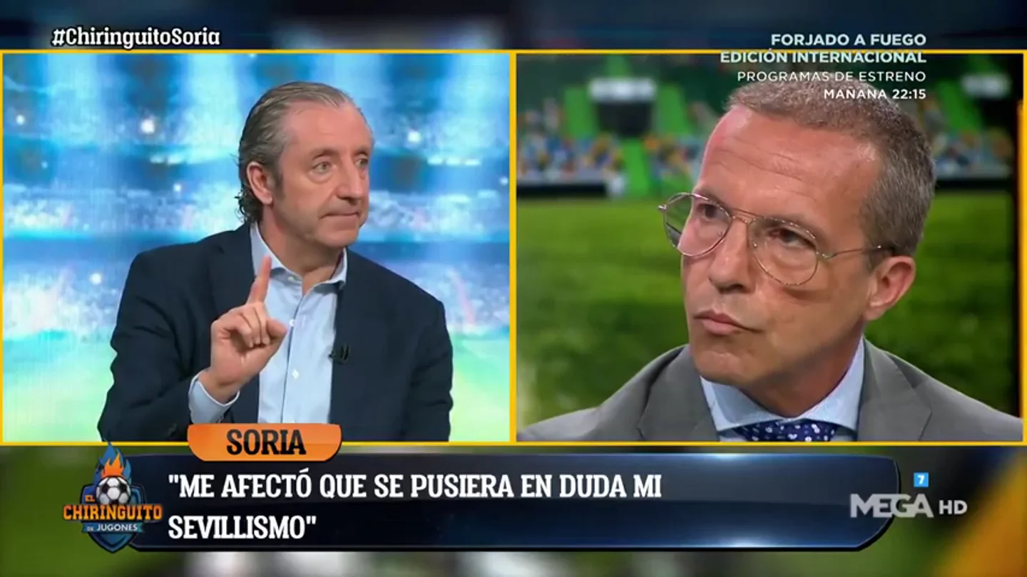El contundente mensaje de Pedrerol a Cristóbal Soria: "Piensas que estás por encima del bien y del mal" El contundente mensaje de Pedrerol a Cristóbal Soria: "Piensas que estás por encima del bien y del mal"