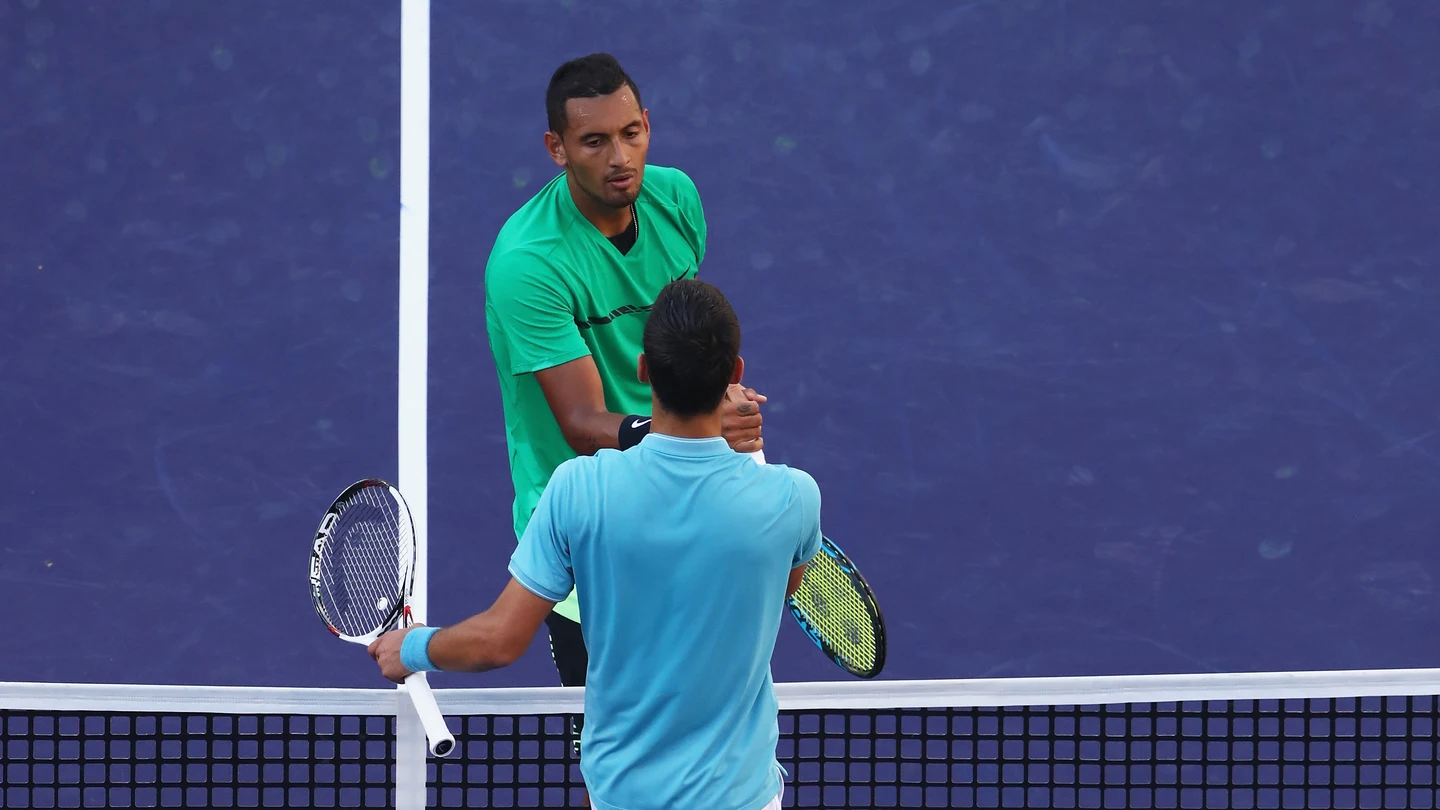 Kyrgios y Djokovic Kyrgios y Djokovic
