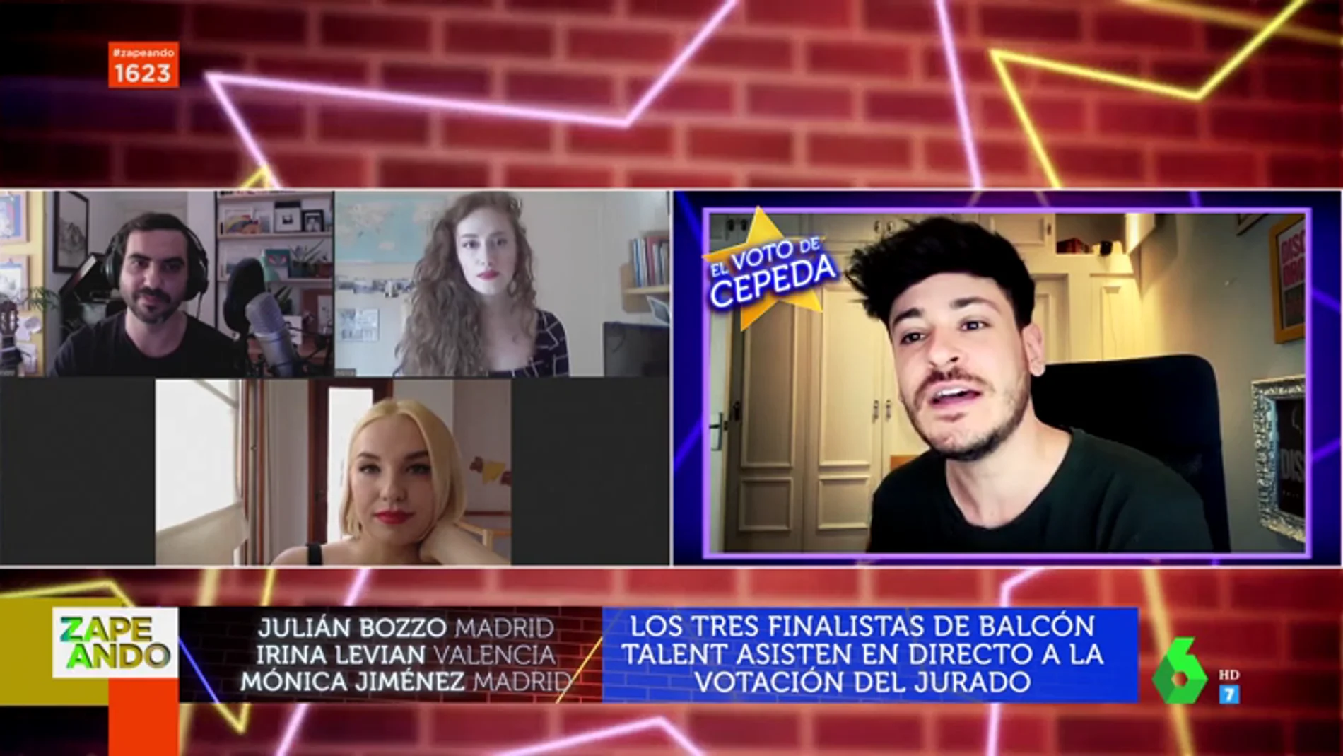 Cepeda, Soraya y Rosa desvelan al ganador de 'Balcon Talent': este es el emocionante momento