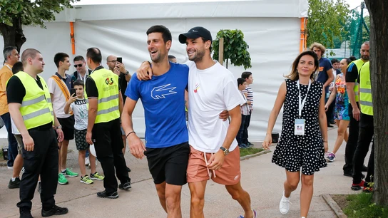 Djokovic y Dimitrov Djokovic y Dimitrov