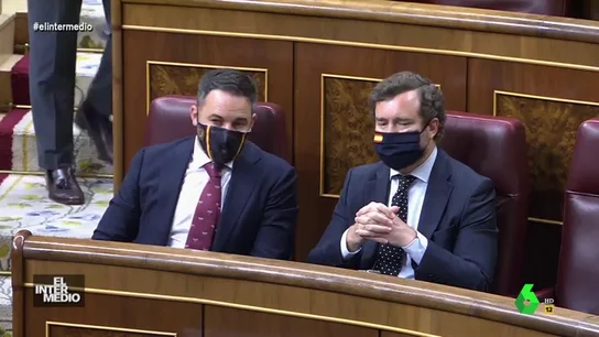 Vídeo manipulado - Se filtra la conversación entre Abascal y Espinosa de los Monteros en el Congreso Vídeo manipulado - Se filtra la conversación entre Abascal y Espinosa de los Monteros en el Congreso
