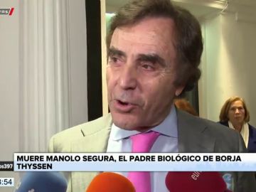 Muere Manolo Segura, el padre biológico de Borja Thyssen a los 77 años Muere Manolo Segura, el padre biológico de Borja Thyssen a los 77 años