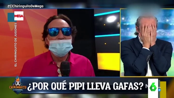 Gritos y manos en la cabeza en El Chiringuito al ver cómo tiene la cara Pipi tras su intervención quirúrgica